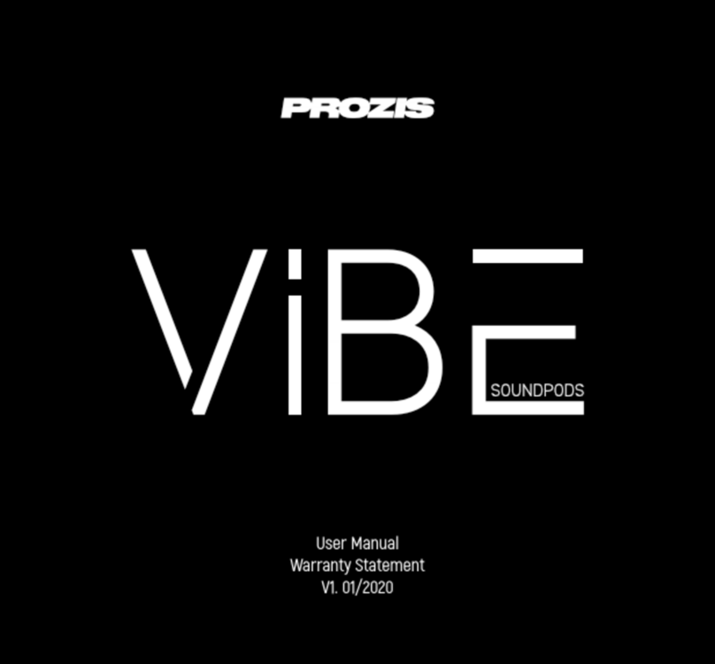 PROZIS Vibe User manual