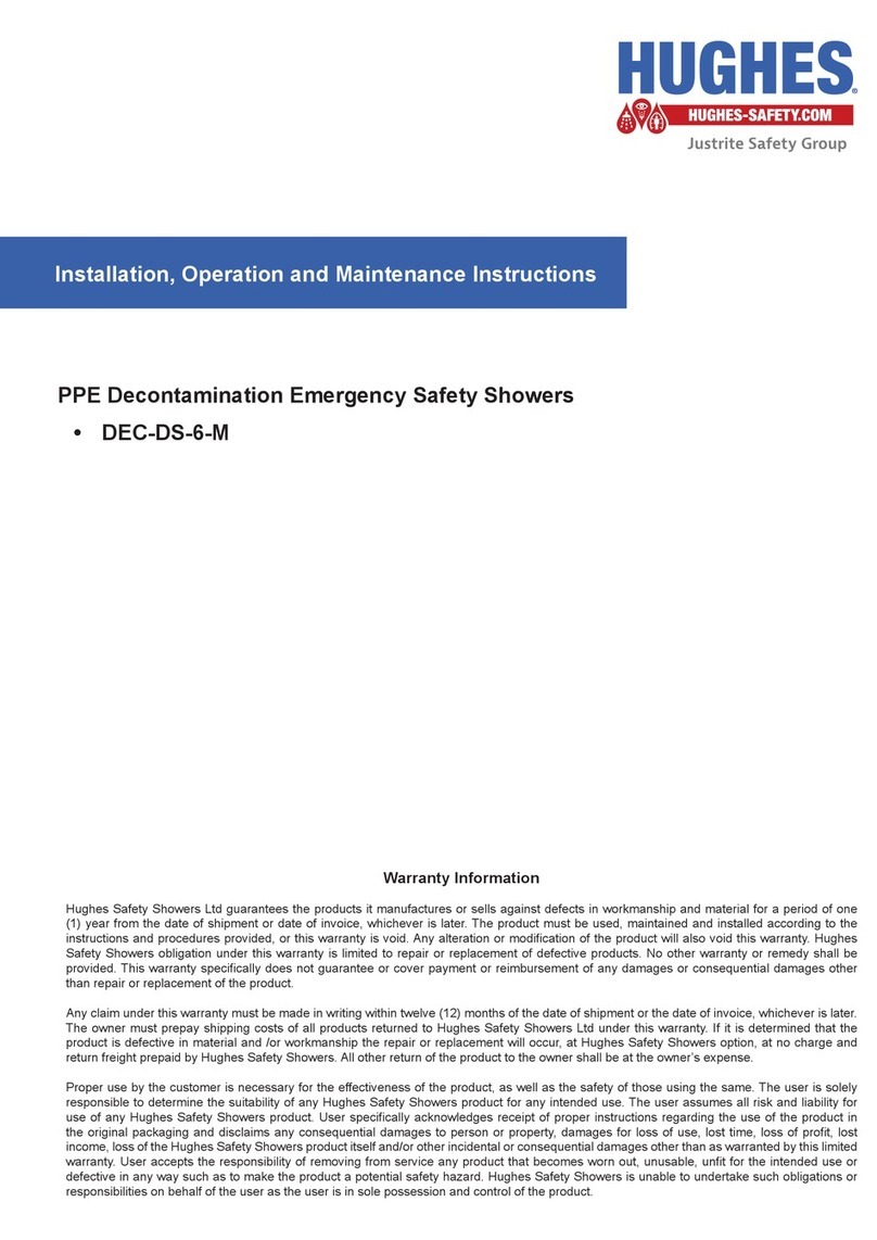 Hughes DEC-DS-6-M Installation, operation and maintenance instructions