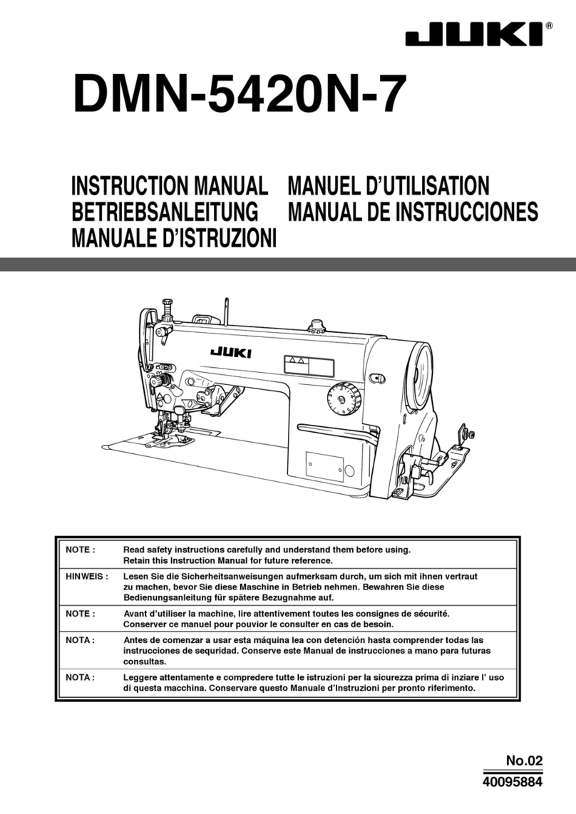 JUKI DMN-5420N-7 User manual JUKI DMN-5420N-7 User manual
