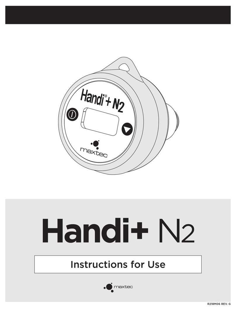 Maxtec Handi+ N2 User manual Maxtec Handi+ N2 User manual