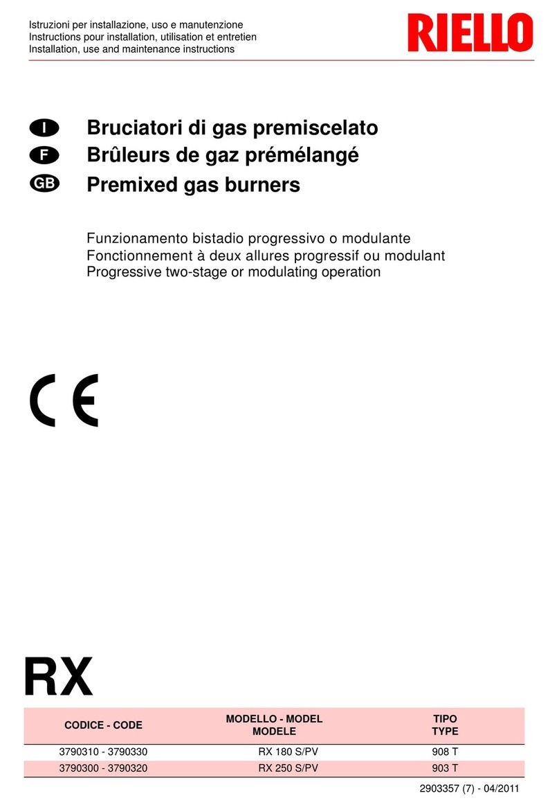 Riello RX 180 S/PV User manual