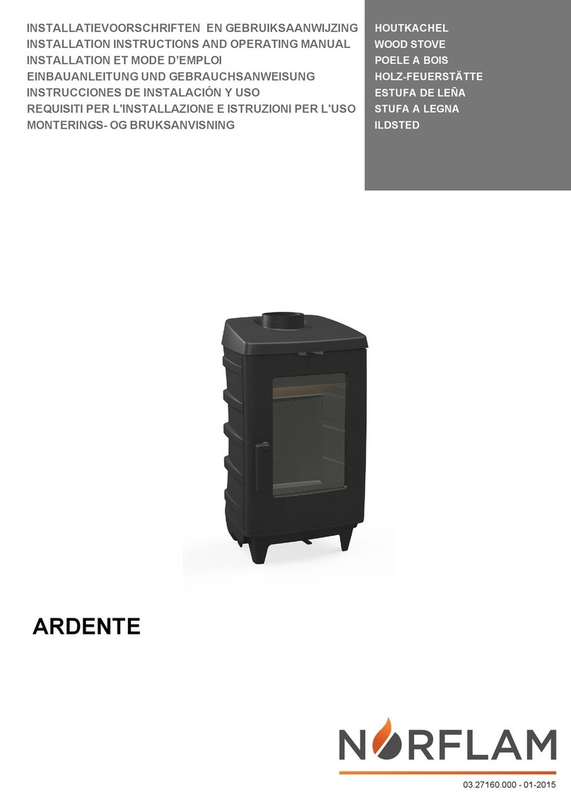 NORFLAM ARDENTE Installation instructions and operating manual