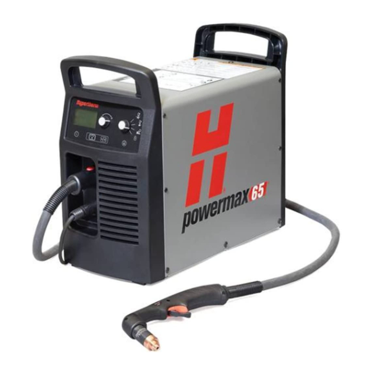 Hypertherm powermax65 Reference manual Hypertherm powermax65 Reference manual