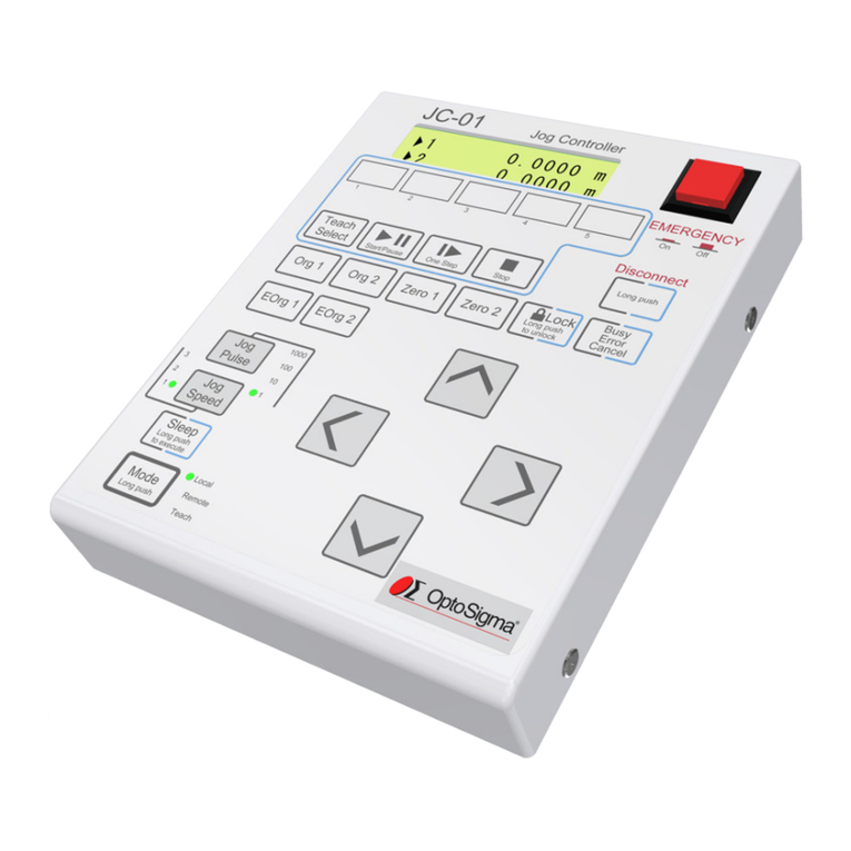 OptoSigma JC-01 instruction manual