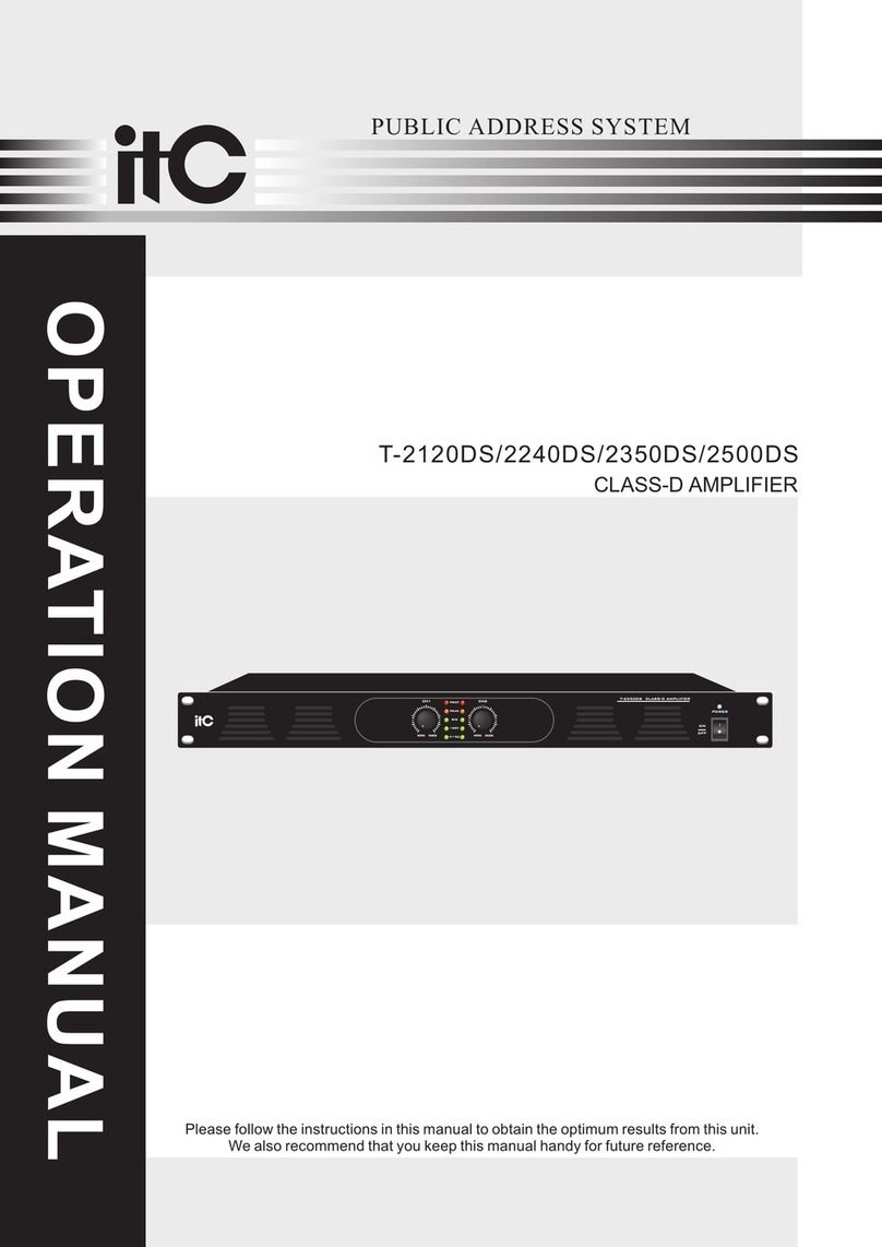 ITC T-2120DS User manual