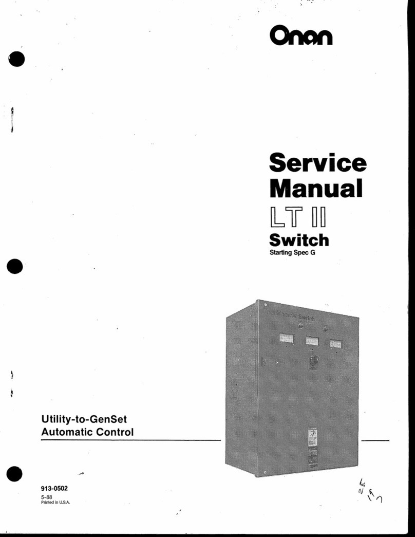 Onan LT II User manual