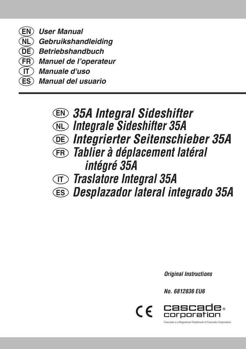 cascade corporation 35A user manual