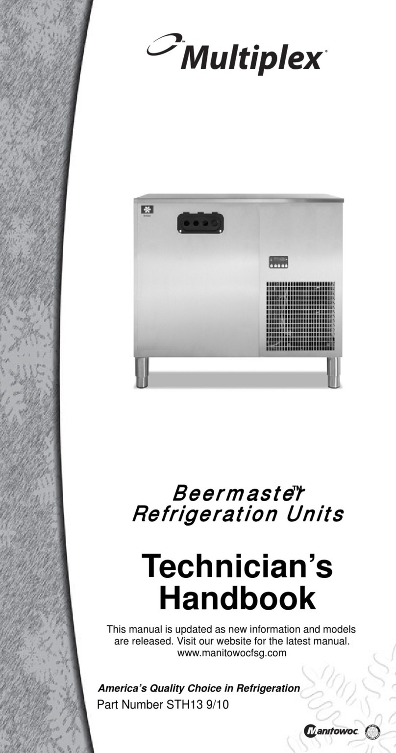 Manitowoc Multiplex Beermaster 75A04 User manual