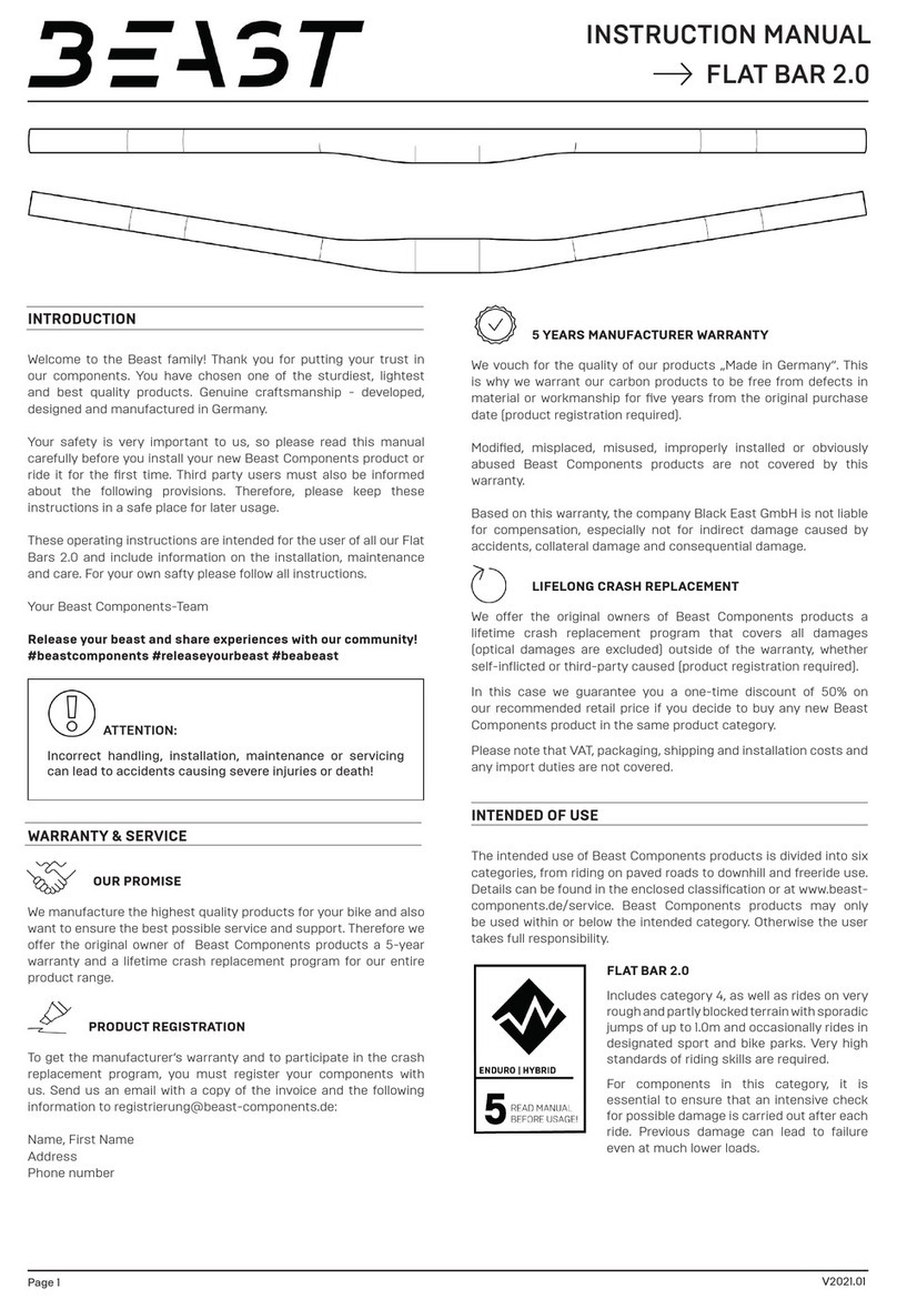 Beast FLAT BAR 2.0 instruction manual