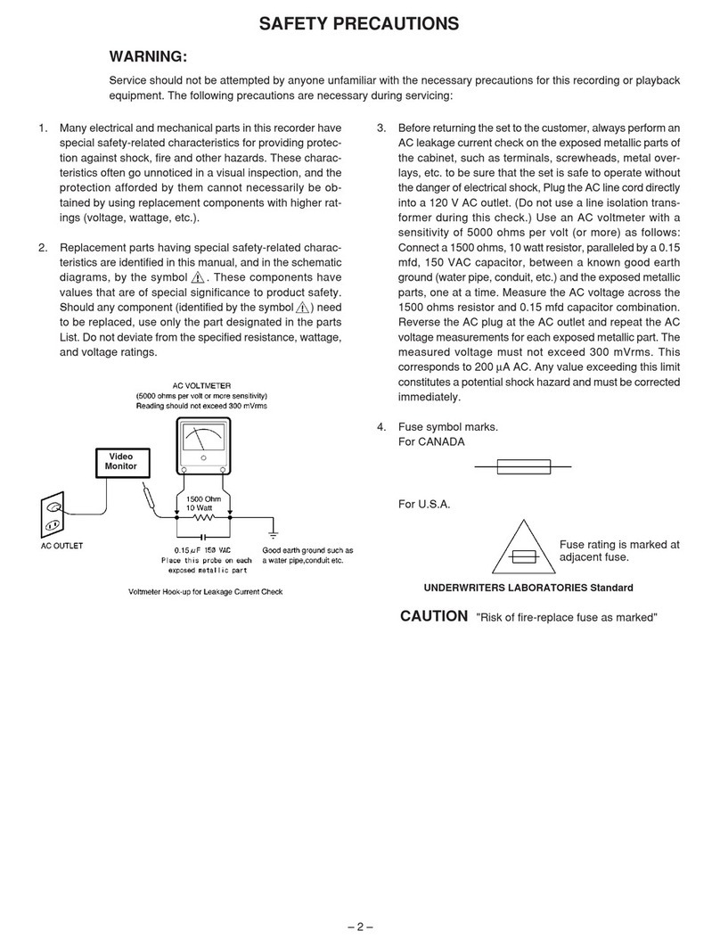 Sanyo VM-6619A User manual