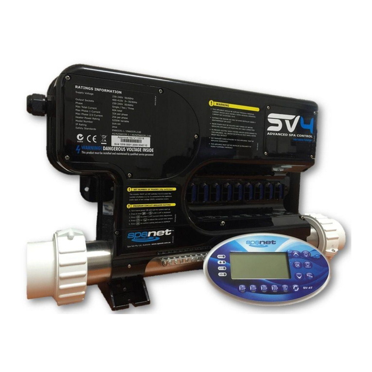 SpaNet SV4 troubleshooting guide