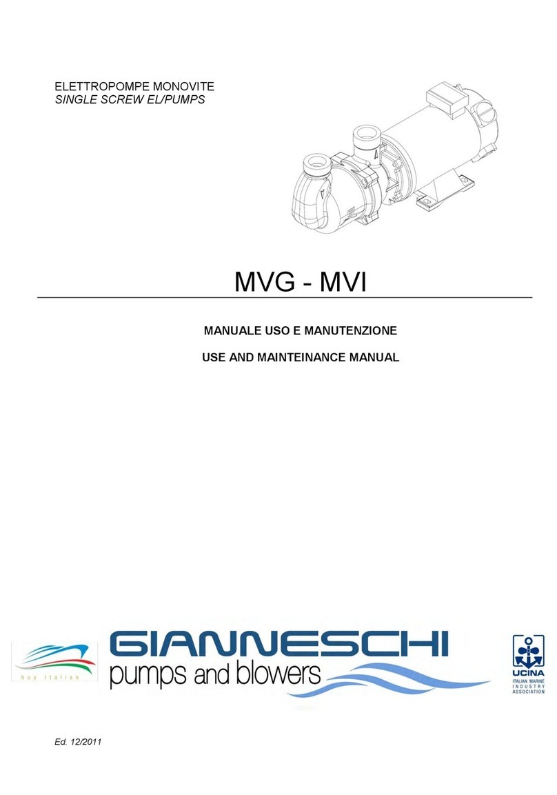 Gianneschi MVG Use and maintenance manual Gianneschi MVG Use and maintenance manual