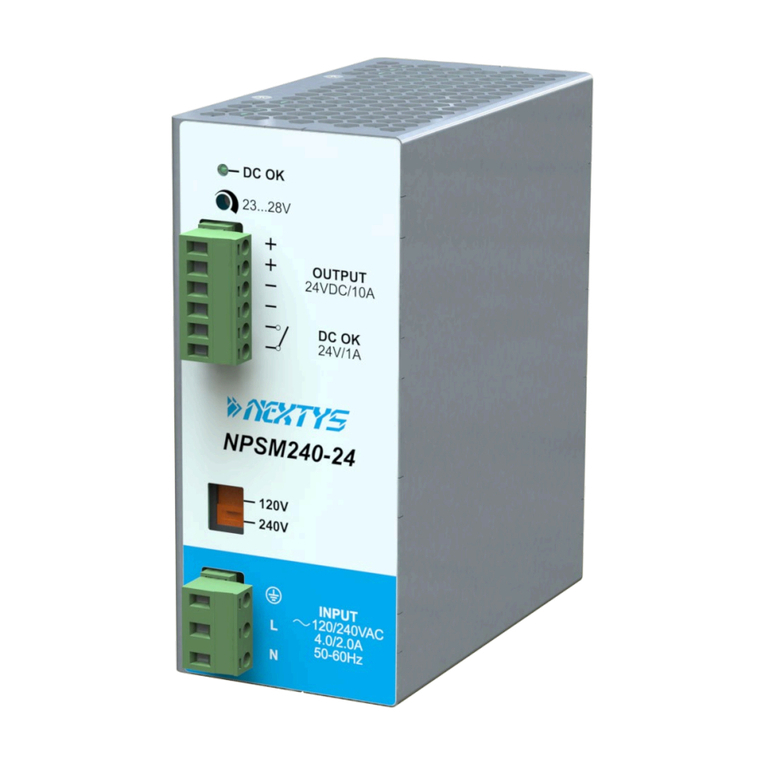 nextys NPSM240 Series instruction manual