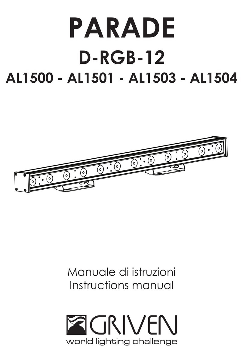Griven PARADE D-RGB-12 User manual