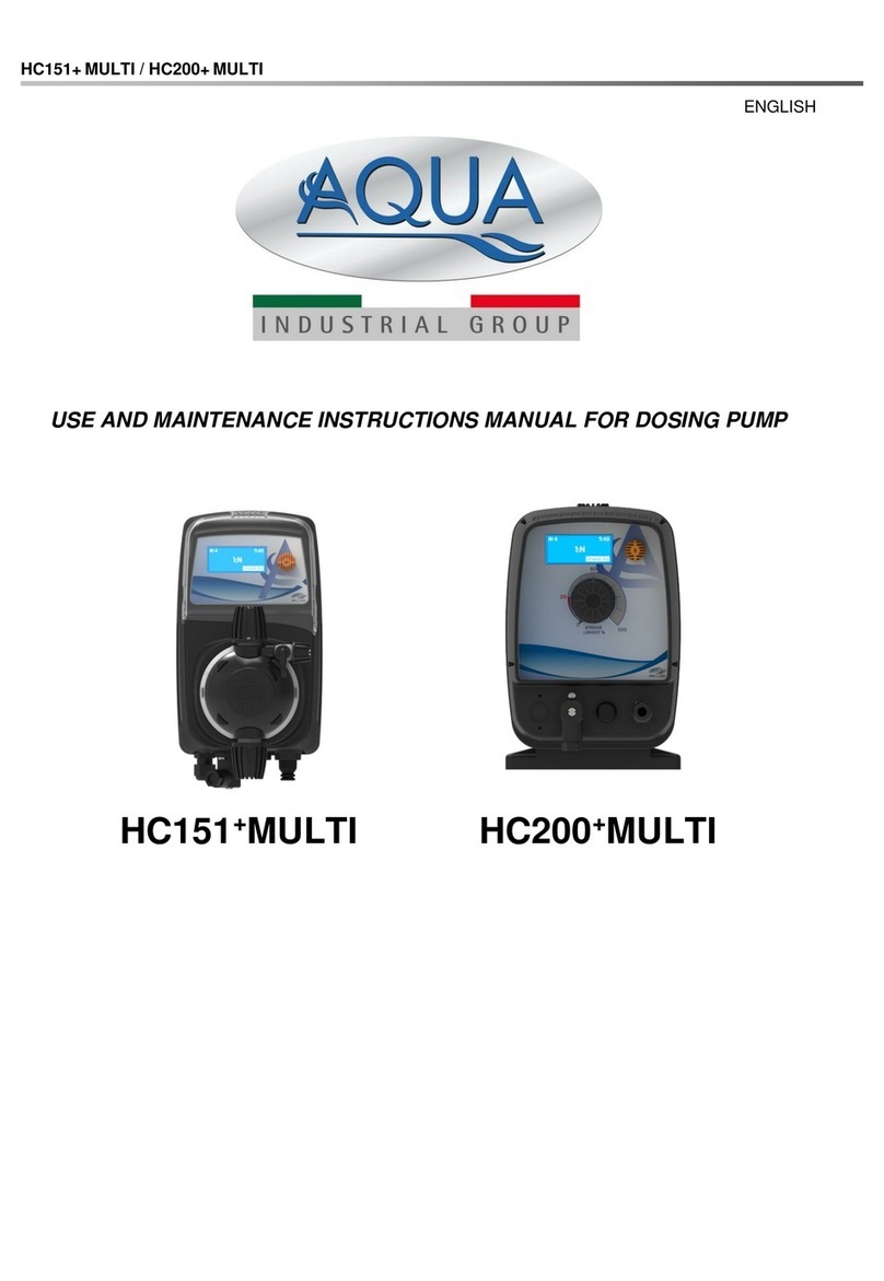 Aqua HC151+ CI(J) Use and maintenance manual