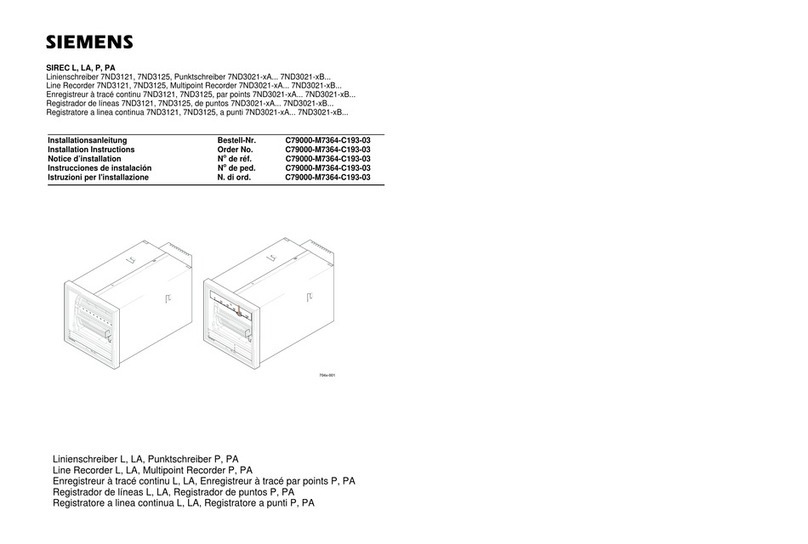 Siemens C79000-M7364-C193-03 installation instructions Siemens C79000-M7364-C193-03 installation instructions