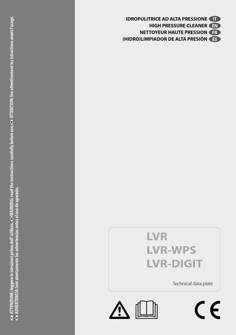 Lavorwash LVR manual