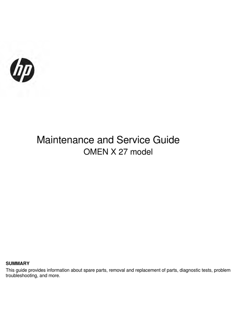 HP OMEN X 27 Manual