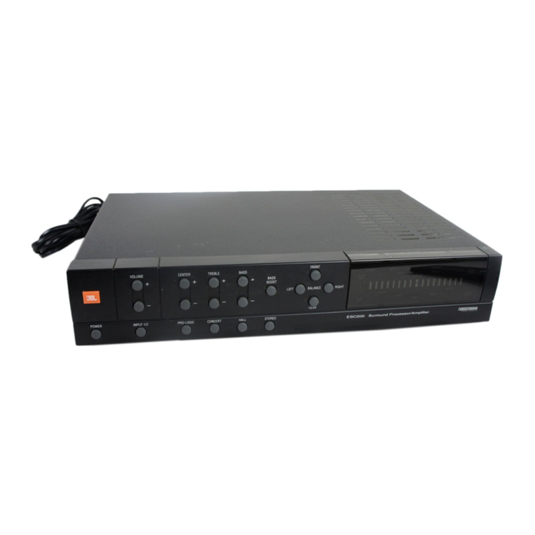 JBL SIMPLY CINEMA ESC200 Service manual