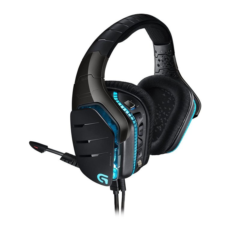 Logitech G633 Artemis Spectrum User manual