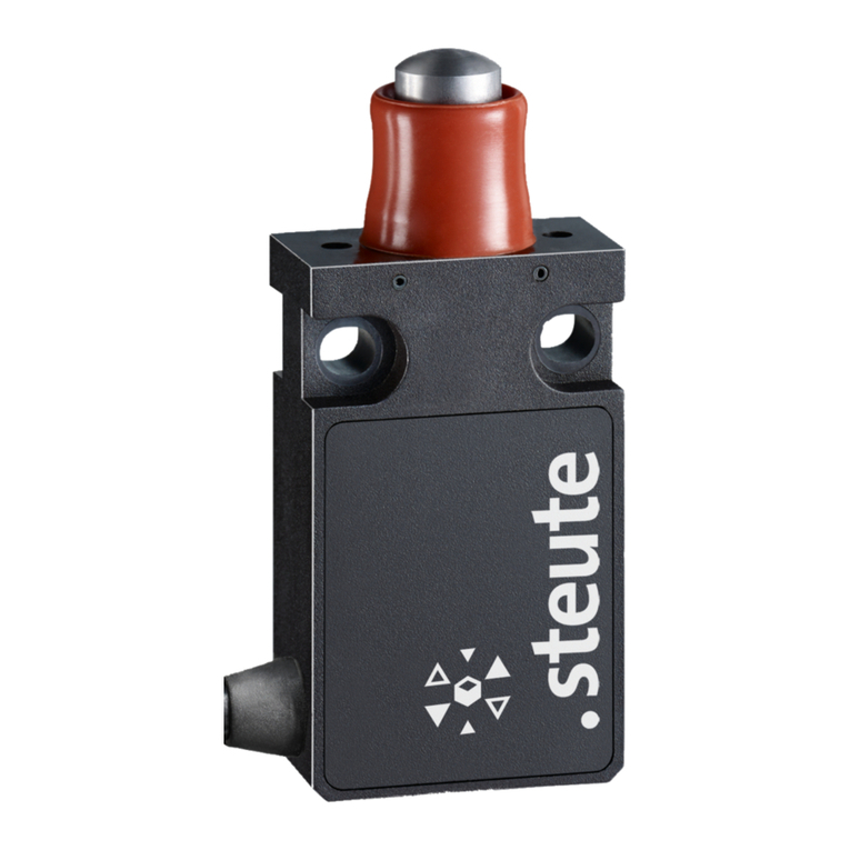 steute ES 14 Extreme Series Mounting and wiring instructions
