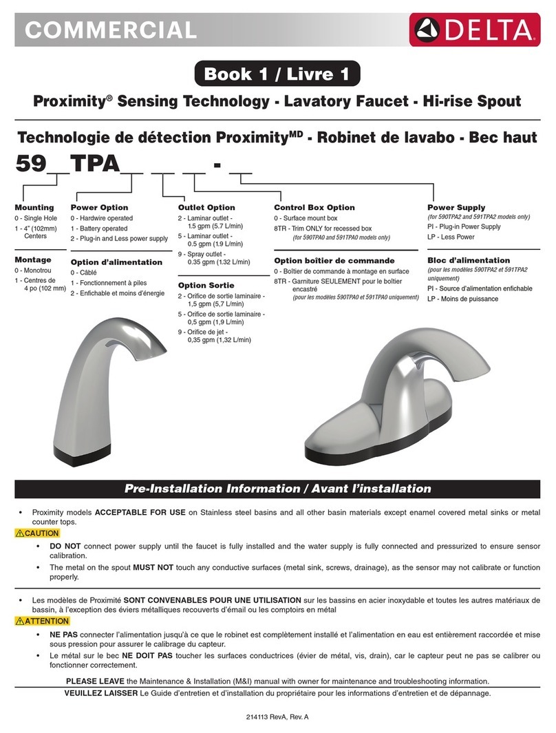 Delta TECK 590TPA Series User manual