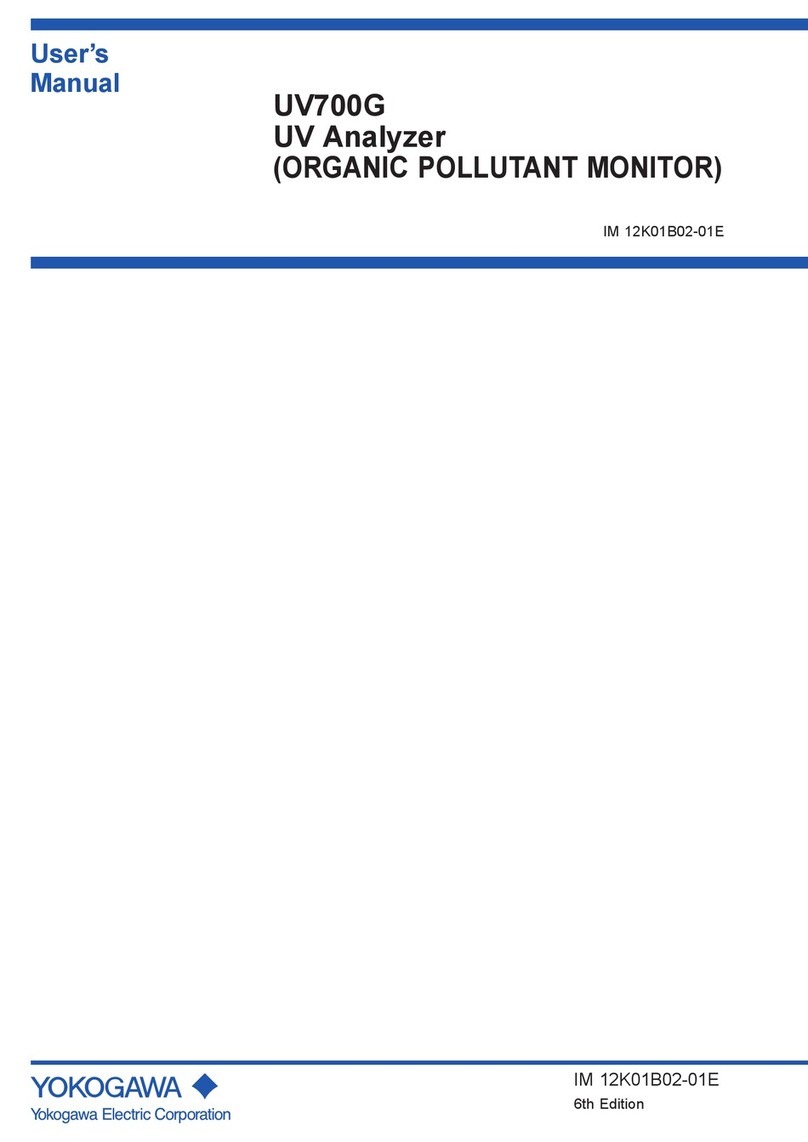 YOKOGAWA UV700G user manual