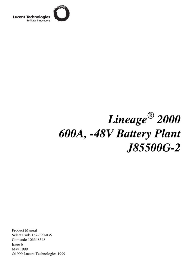 Lucent Technologies Lineage 2000 product manual Lucent Technologies Lineage 2000 product manual
