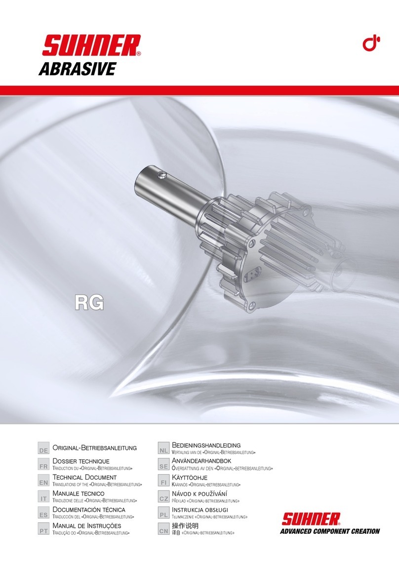 SUHNER ABRASIVE RG Technical document