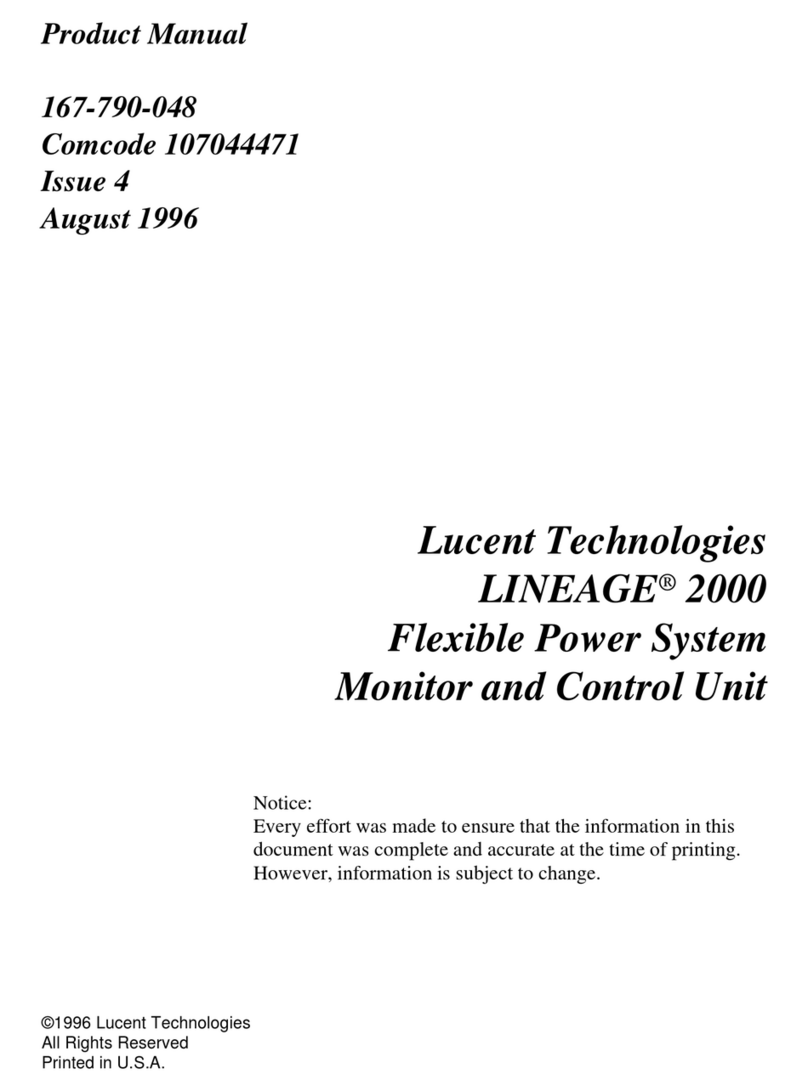 Lucent Technologies LINEAGE 2000 FPS User manual Lucent Technologies LINEAGE 2000 FPS User manual
