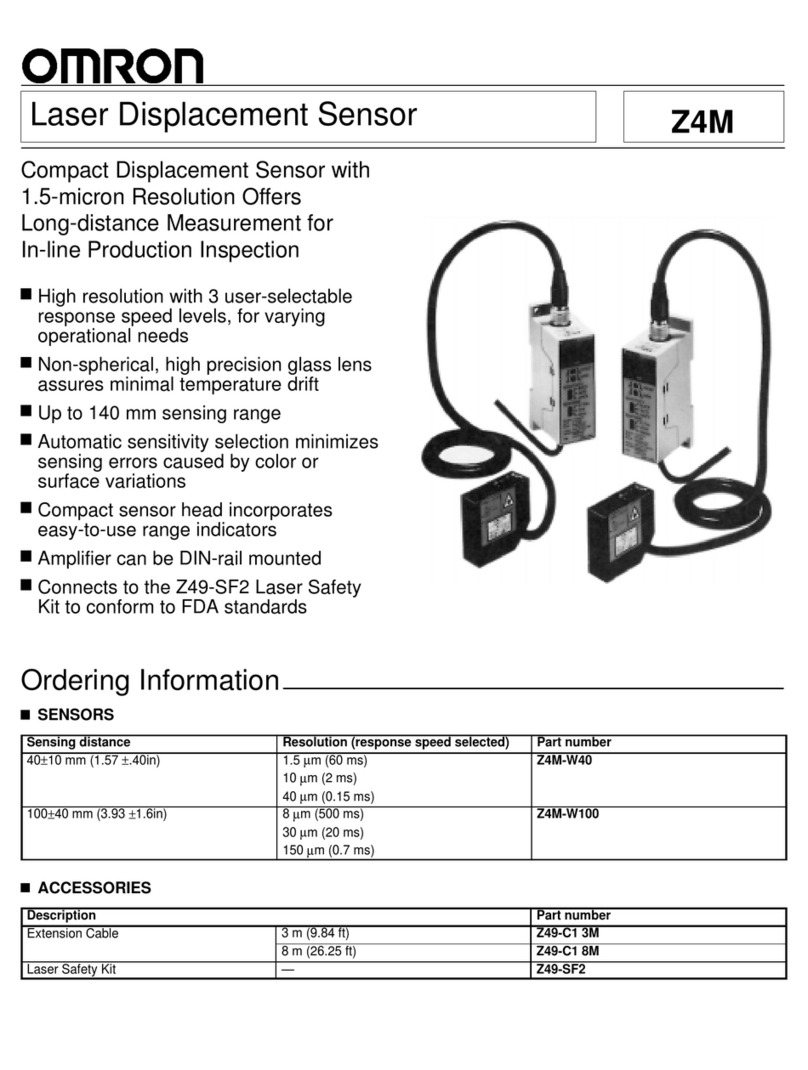 Omron Z4M-W10 User manual