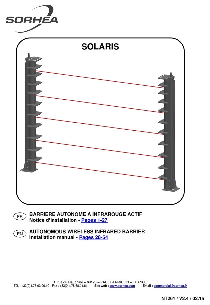 SORHEA SOLARIS installation manual