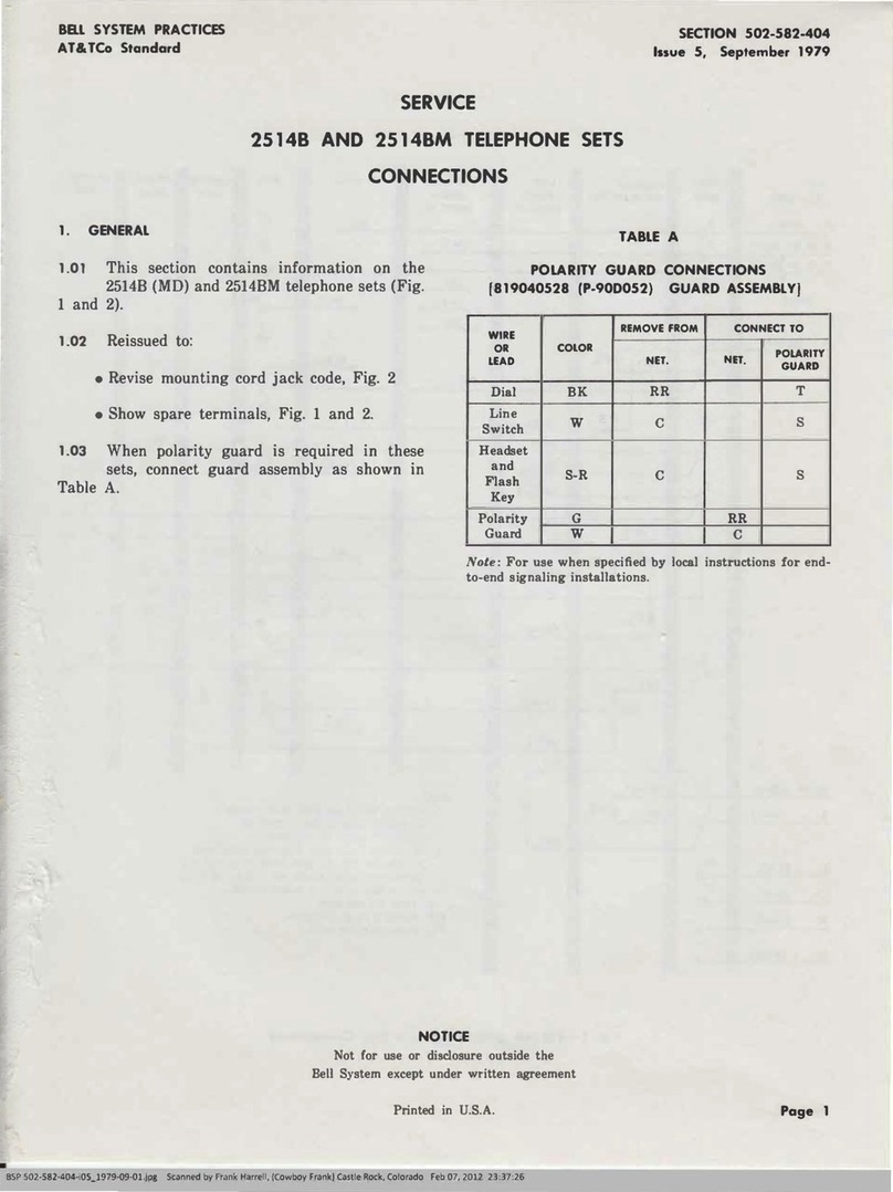 AT&T 2514B User manual