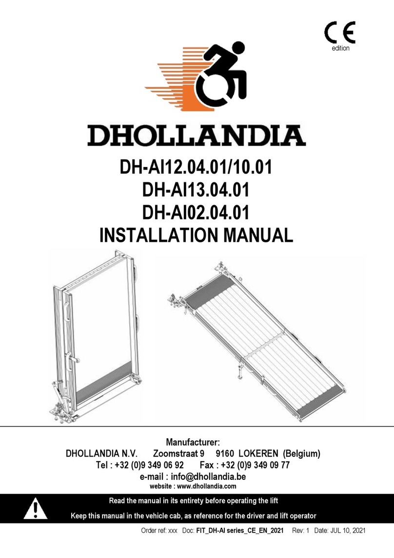 Dhollandia DH-AI12.04.01 User manual Dhollandia DH-AI12.04.01 User manual