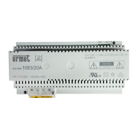 urmet domus 1083 quick start guide