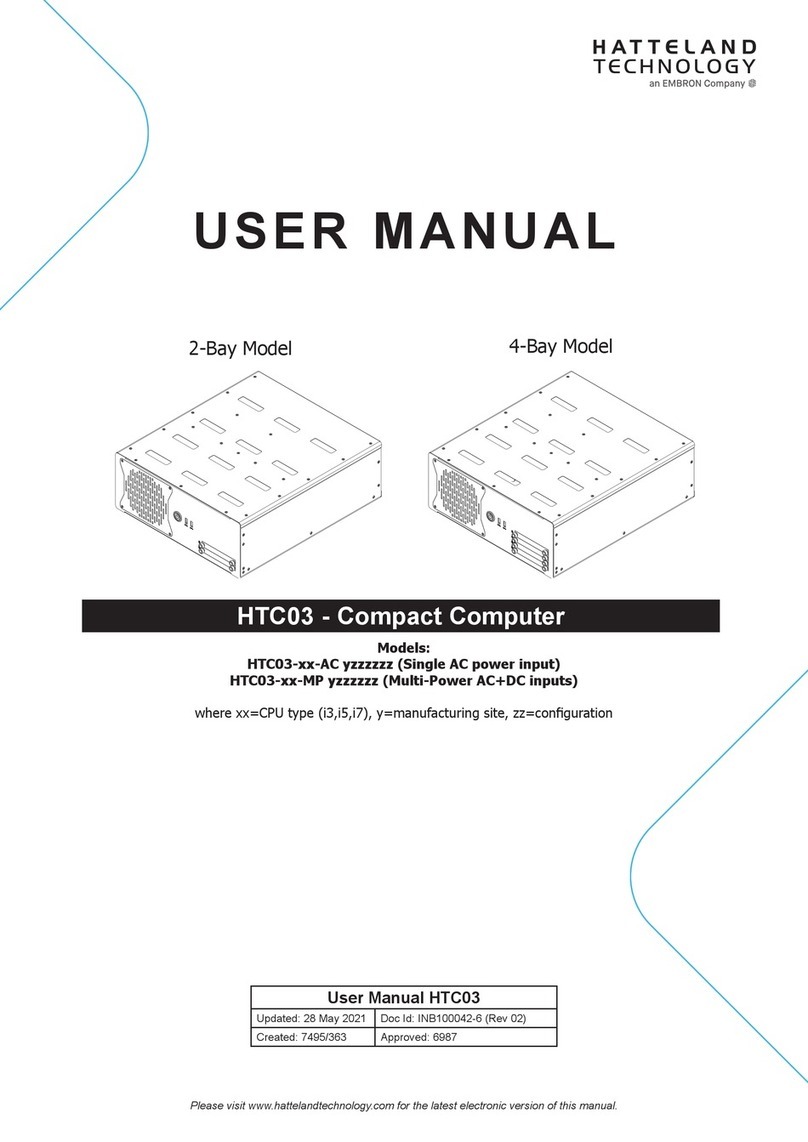 EMBRON Hatteland Technology HTC03 AC Series User manual