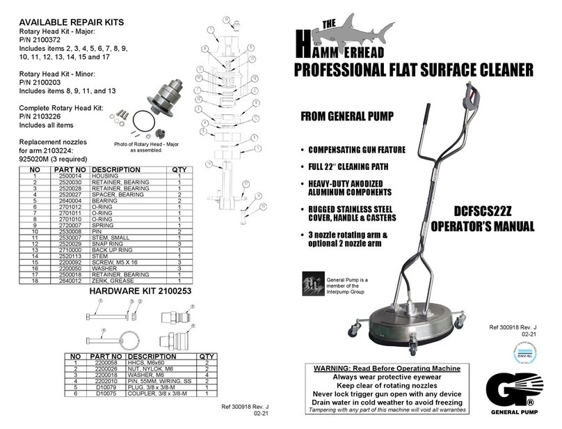 Hammerhead DCFSCS22Z Operator's manual
