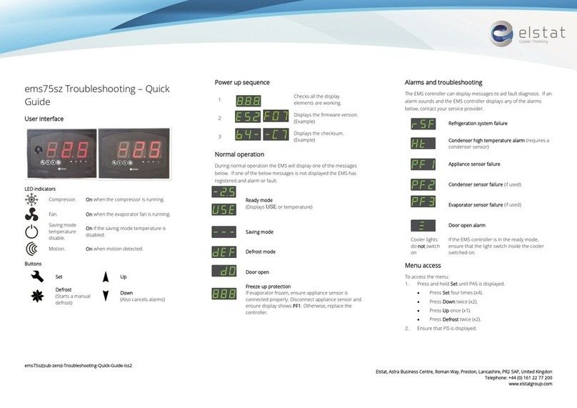 Elstat ems75sz Troubleshooting Quick Guide