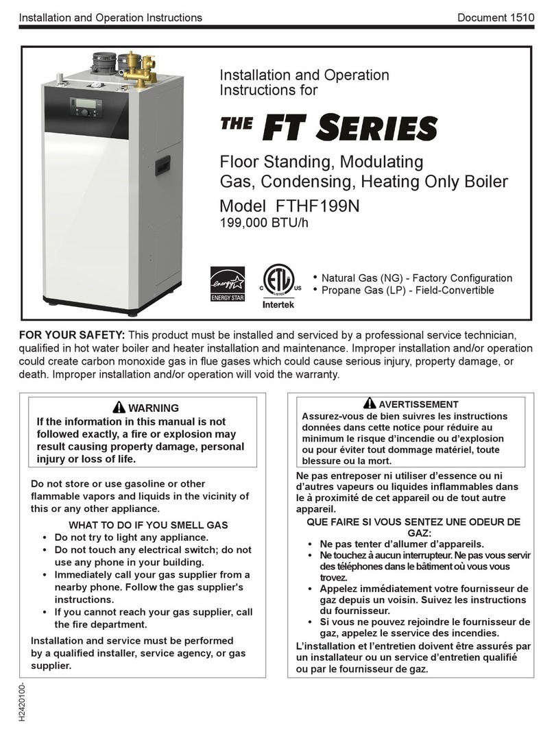 Intertek FT Series Installation and operation instructions Intertek FT Series Installation and operation instructions