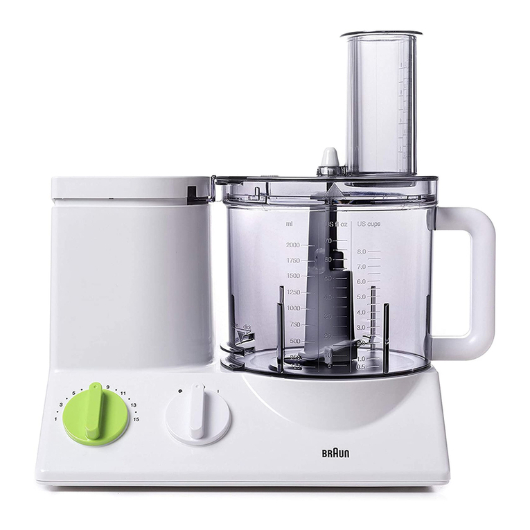 Braun FP3020 User manual