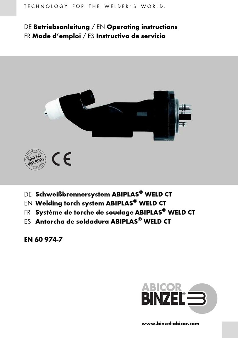 BINZEL-ABICOR ABIPLAS WELD CT operating instructions