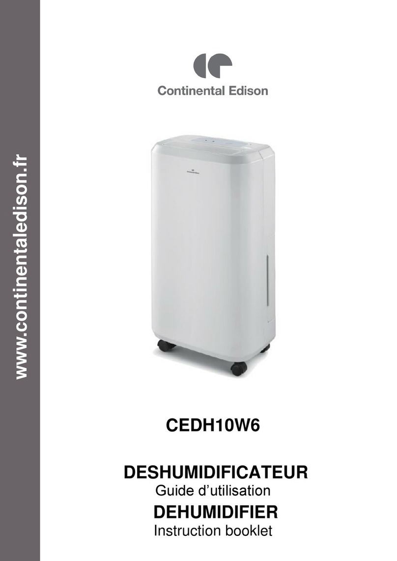 CONTINENTAL EDISON CEDH10W6 Instruction booklet