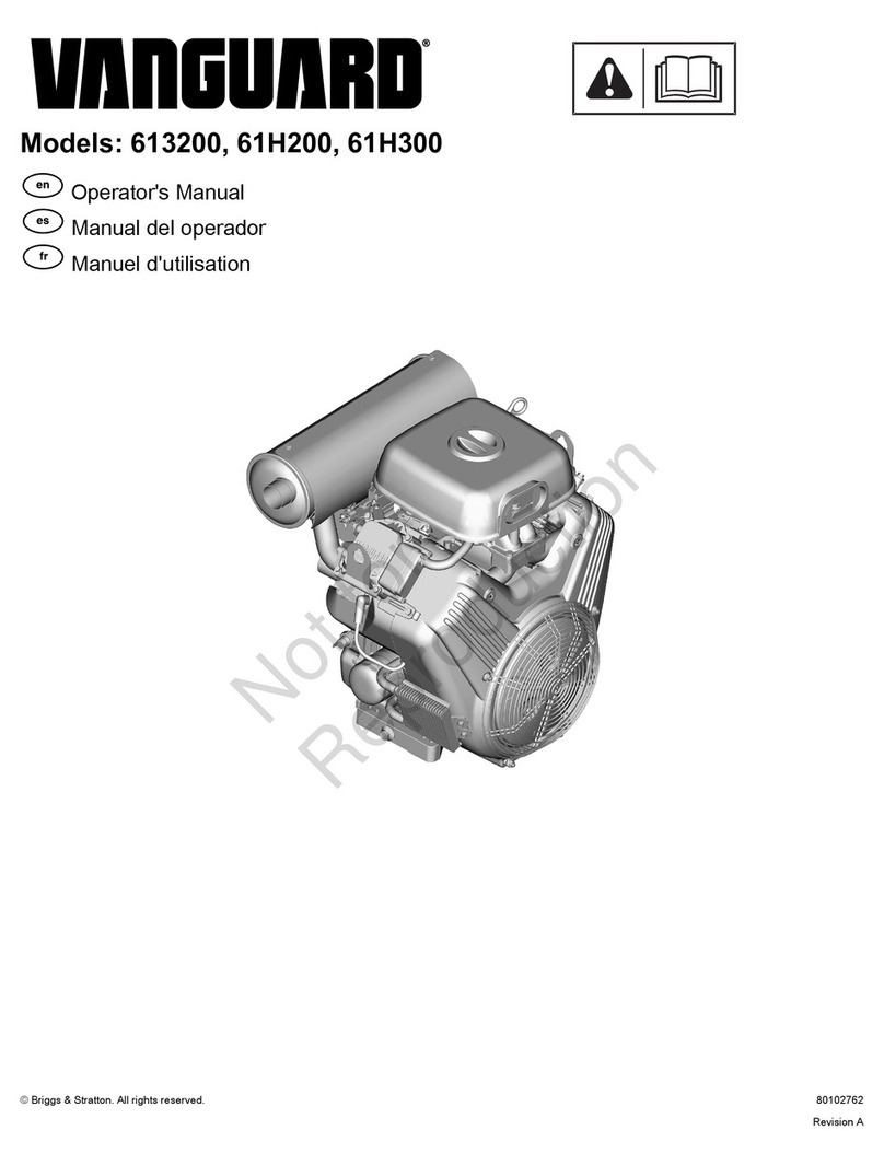 Briggs & Stratton 613200 - User manual