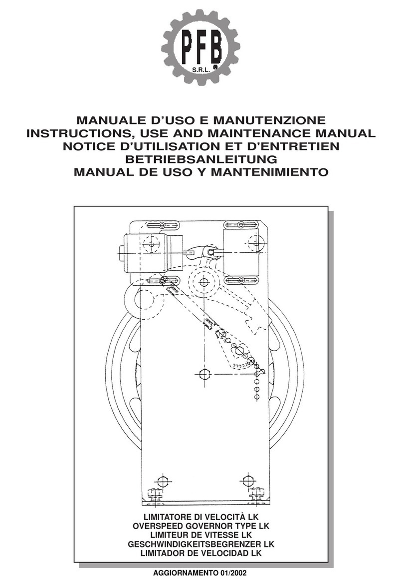 PFB LK Instruction, use and maintenance manual
