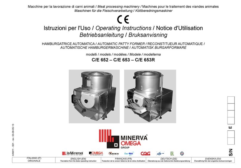 MINERVA OMEGA C/E 652 operating instructions