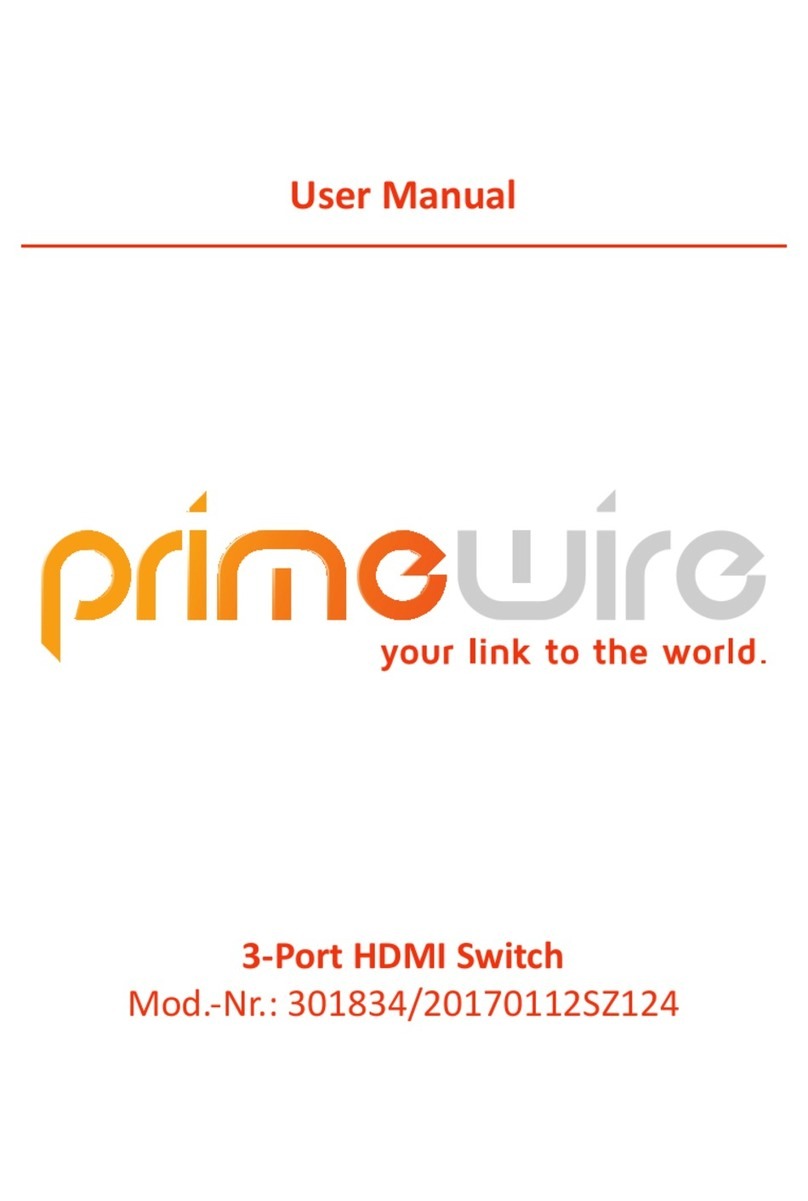 Primewire 301834 user manual