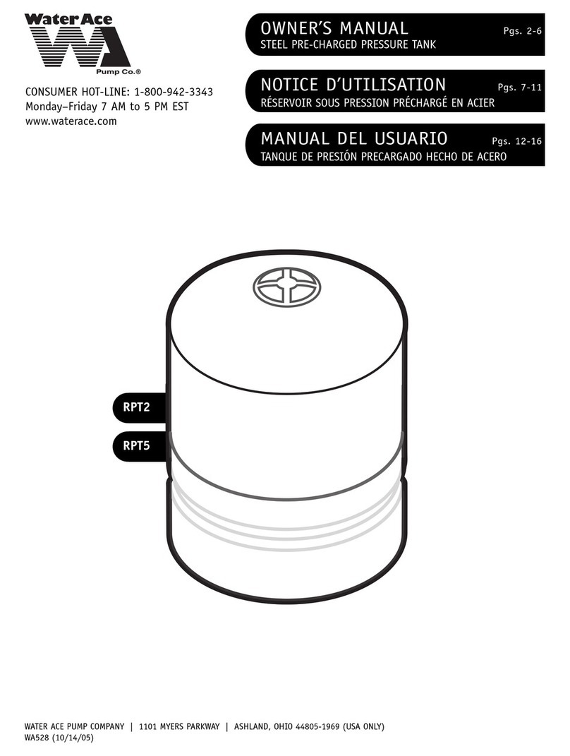 WaterAce RPT2 owner's manual WaterAce RPT2 owner's manual