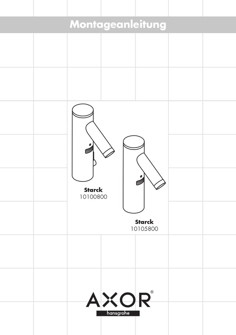 Axor Starck 10100800 User manual