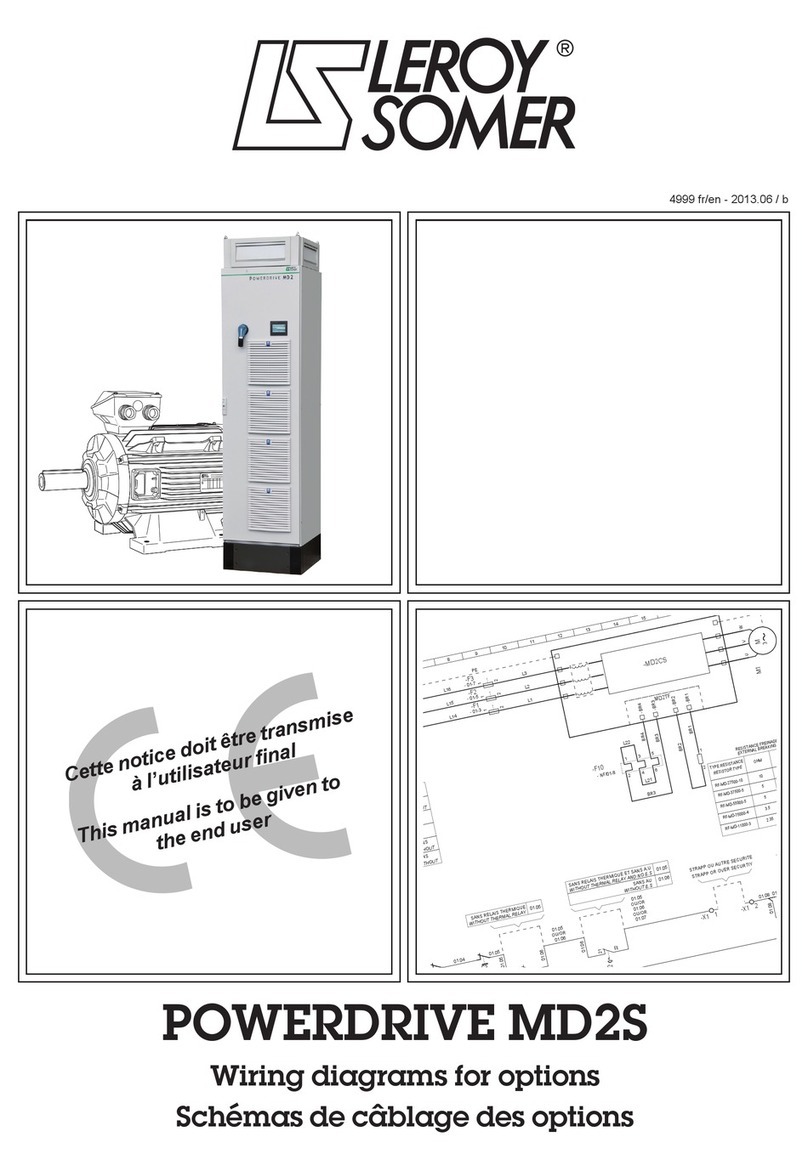 Leroy-Somer POWERDRIVE MD2S User manual