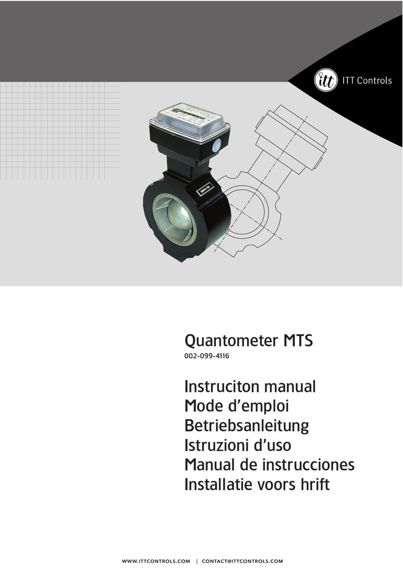 ITT Controls 002-099-4116 Instruciton manual